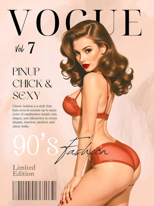 90's Vogue Pinup Portrait