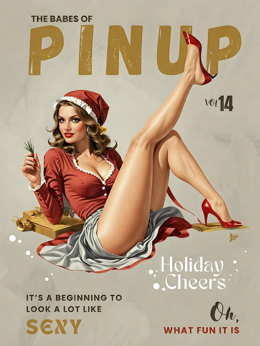 Holiday Cheers Pinup Portrait